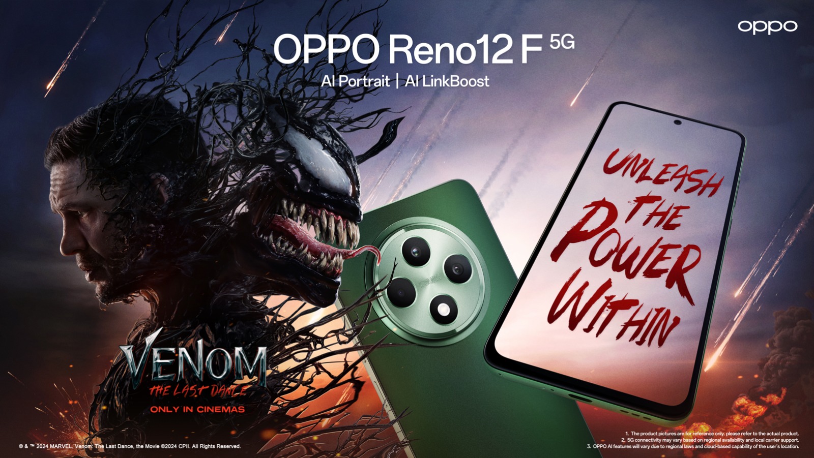 OPPO x Venom: Unleash the Power of RENO 12F 5G in “The Last Dance”