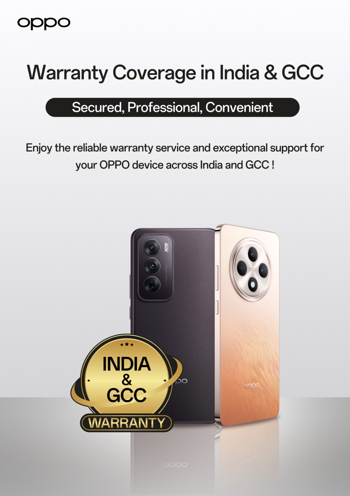 OPPO Launches Cross-Country Warranty Services Between GCC and India