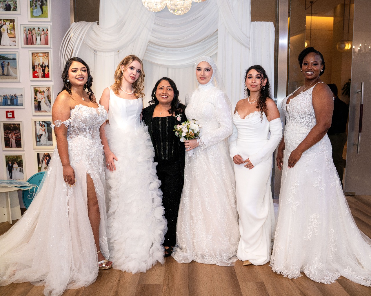 افتتاح معرض «ريبيكا للعروس» بدبي بحضور نخبة من سيدات المجتمع