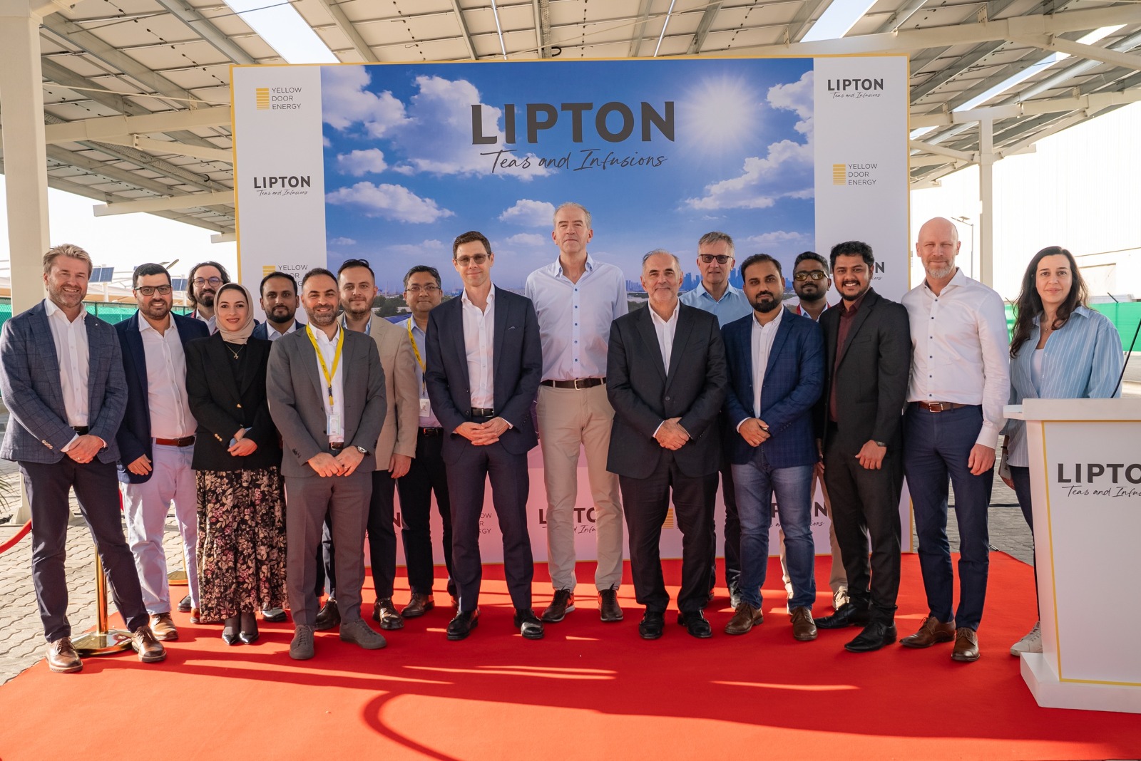 LIPTON Teas and Infusions تعزز الاستدامة بالطاقة بمصنع ليبتون جبل علي بالتعاون مع Yellow Door Energy