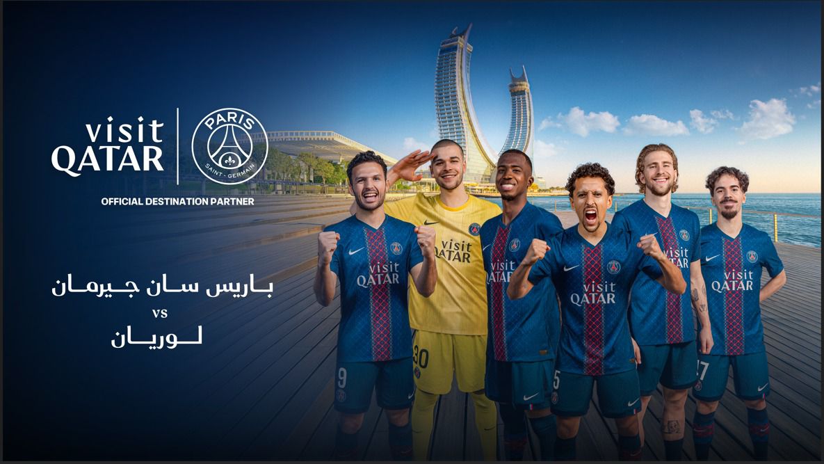Visit Qatar وباريس سان جيرمان يكشفان عن قميص بإصدار خاص عبر فيديو ترويجي بمشاركة لاعبي النادي