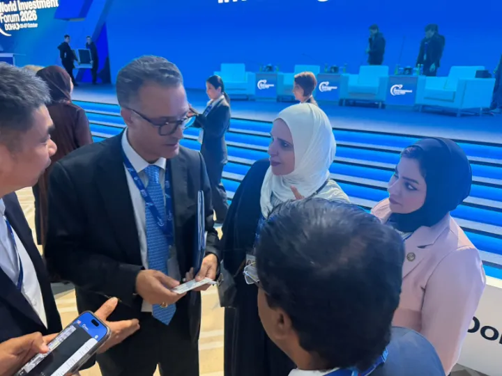 زبيدة حمادنة تطرح قضية الاستثمار في التراث الثقافي خلال حوار مع مساعد المدير العام لليونسكو للثقافة في الدوحة